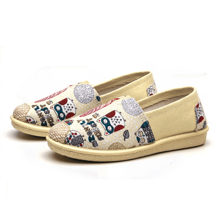 SUMMER Canvas Slip On Shoes Fashion Flats Shoes