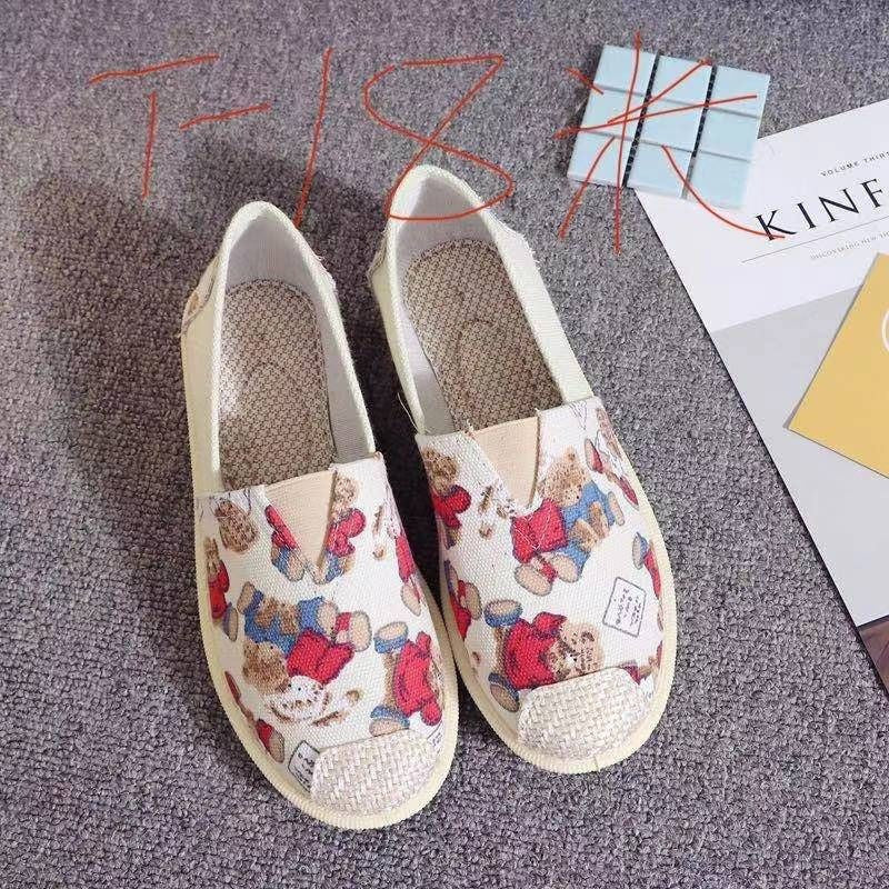 SUMMER Canvas Slip On Shoes Fashion Flats Shoes