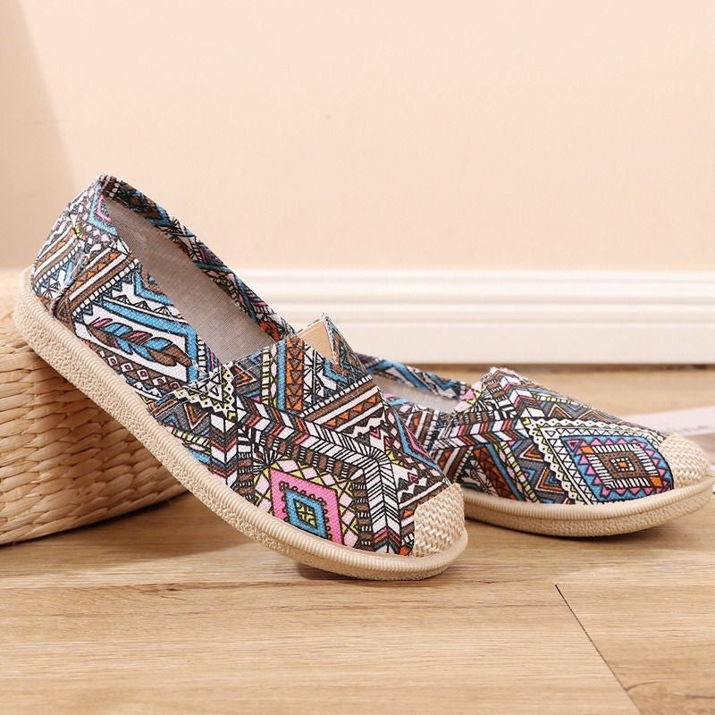 SUMMER Canvas Slip On Shoes Fashion Flats Shoes