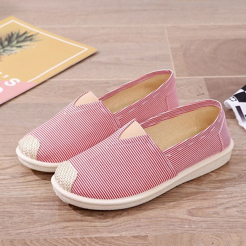 SUMMER Canvas Slip On Shoes Fashion Flats Shoes