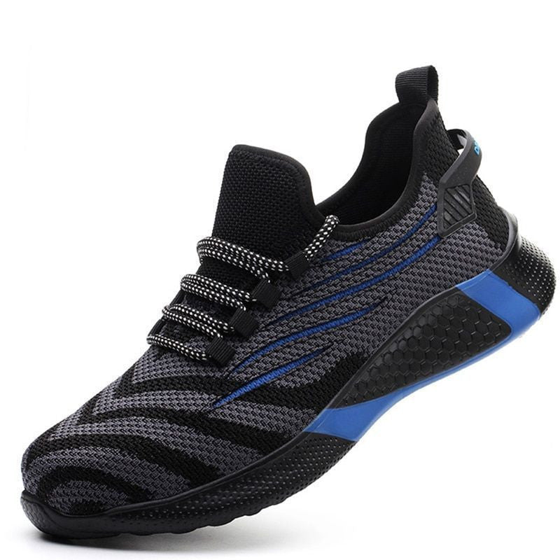 Hero - Steel Toe Breathble Mesh Walking Sneakers Flying Woven Breathable Protective Shoes Safety Shoes