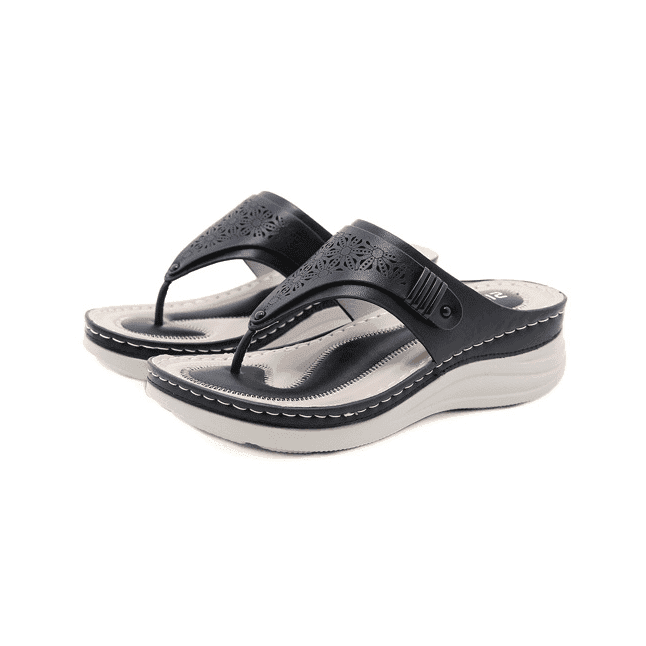 Sally - Summer Walking Soft Footbed Thong Sandals