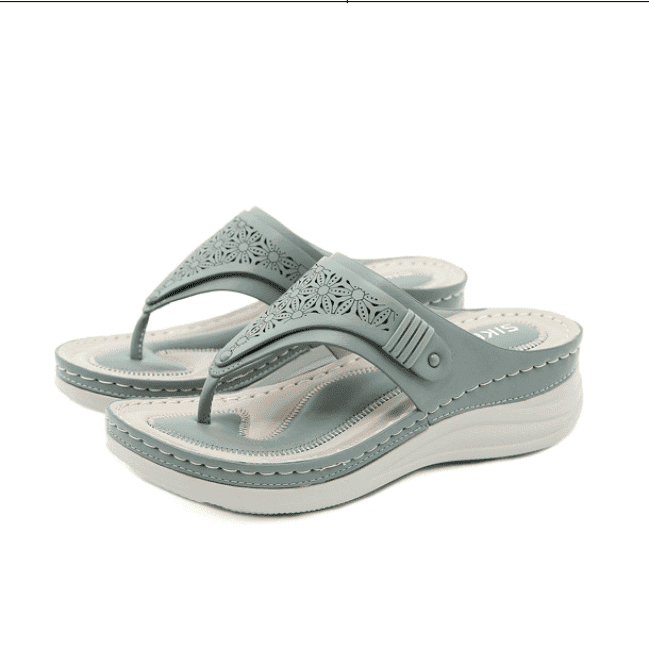 Sally - Summer Walking Soft Footbed Thong Sandals