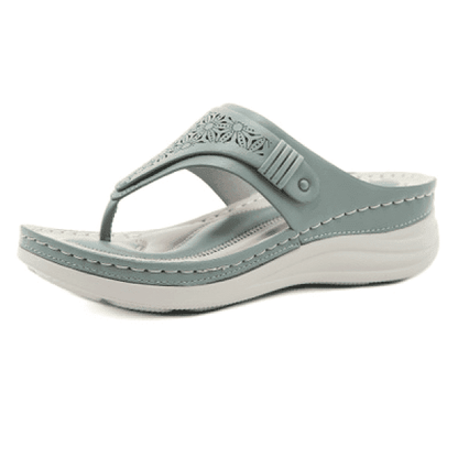 Sally - Summer Walking Soft Footbed Thong Sandals