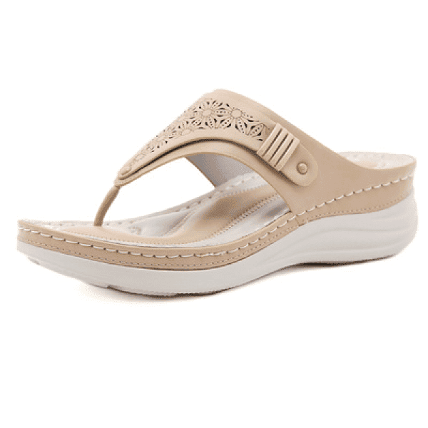 Sally - Summer Walking Soft Footbed Thong Sandals