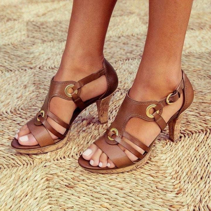 Orthopedic Boho Gladiator Sandals Wedge Heel Sandals