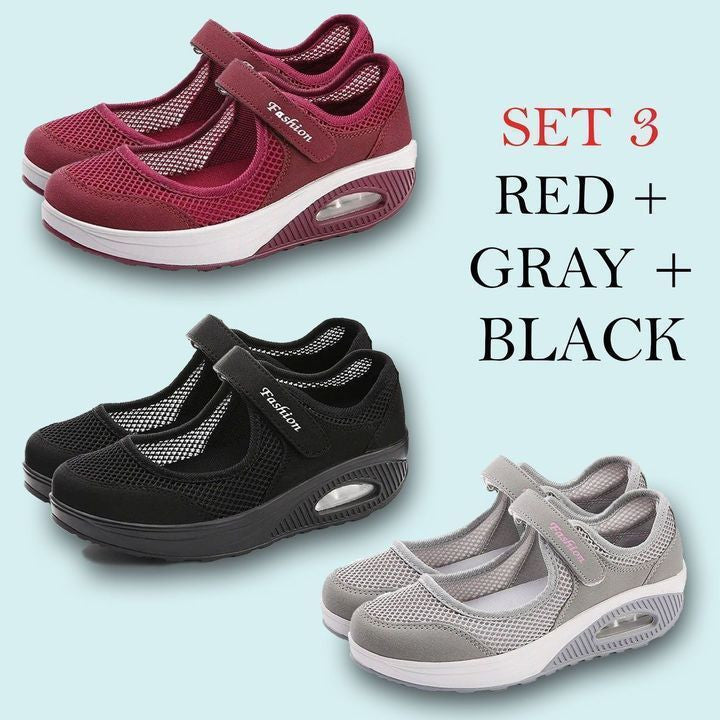 [FREE SHIPPING] Women's Air Cushion Mary Jane Shoes, Lightweight Breathable Fashion