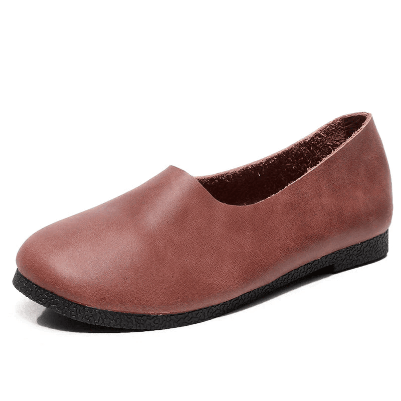  Soft Leather Flat Shoes Oxford Women Shoes