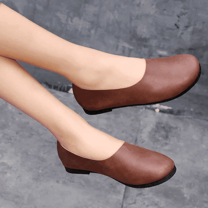  Soft Leather Flat Shoes Oxford Women Shoes