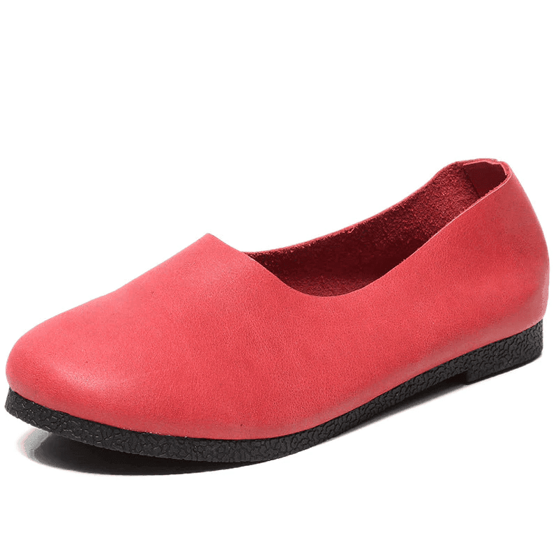  Soft Leather Flat Shoes Oxford Women Shoes