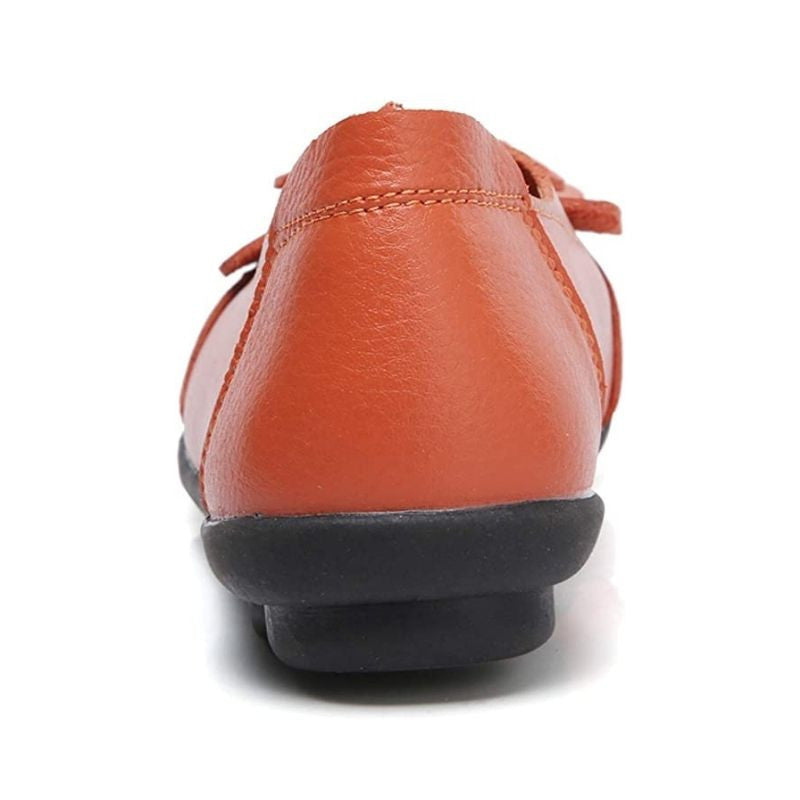  New Fashion Ballet Moccasins Genuine Leather Loafers Shoes For Women