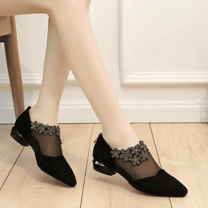 New fashion net yarn women's shoes