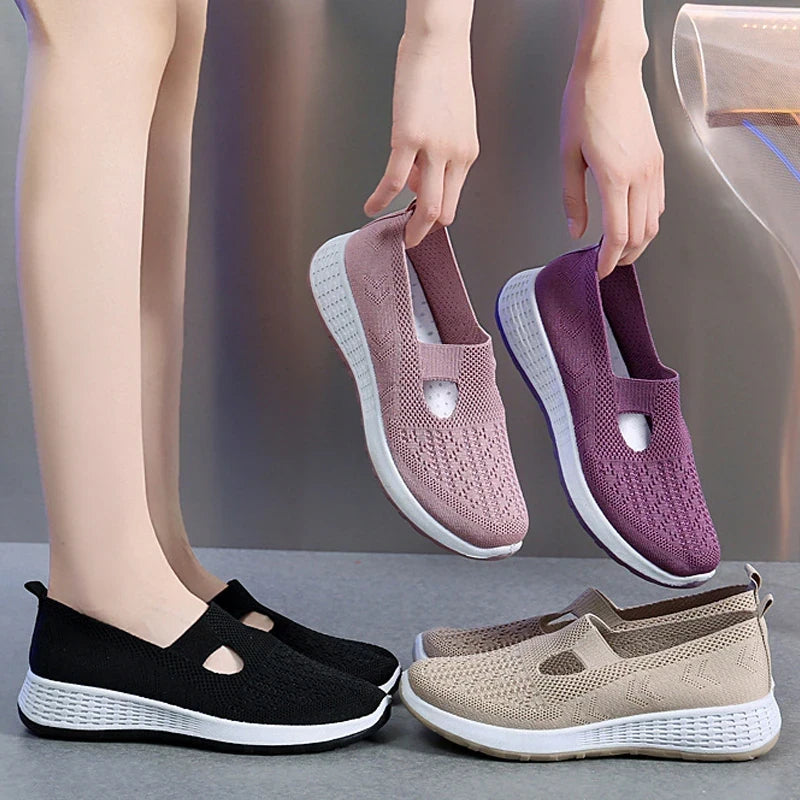 Orthopedic Breathable Soft Sole Comfortable Shoes for Women