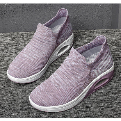 Lightweight Orthopedic Slip-on Wedge Walking Sneakers Shoes for Women