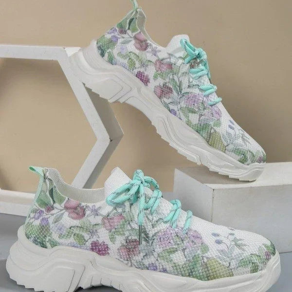 TT👟Last Day FREE SHIPPING Promotion 49% OFF — Floral Print Orthopedic Shoes👟