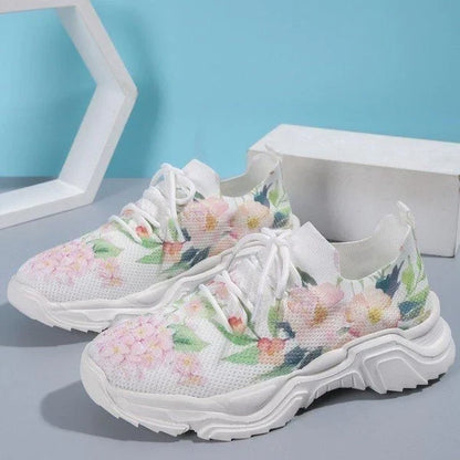 TT👟Last Day FREE SHIPPING Promotion 49% OFF — Floral Print Orthopedic Shoes👟