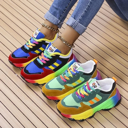 Last Day Promotion 49% OFF Orthopedic Shoes Rainbow Sneakers