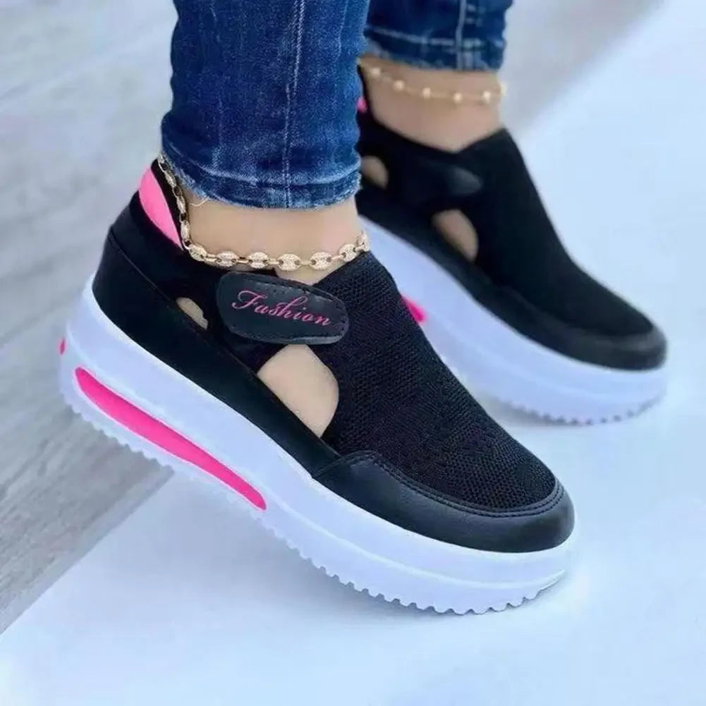 [FREE SHIPPING] Women's Fashion Breathable Comfortable Non-Slip Velcro Shoes