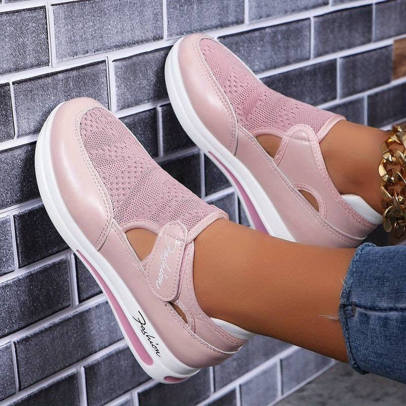 [FREE SHIPPING] Women's Fashion Breathable Comfortable Non-Slip Velcro Shoes