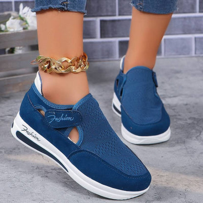 [FREE SHIPPING] Women's Fashion Breathable Comfortable Non-Slip Velcro Shoes