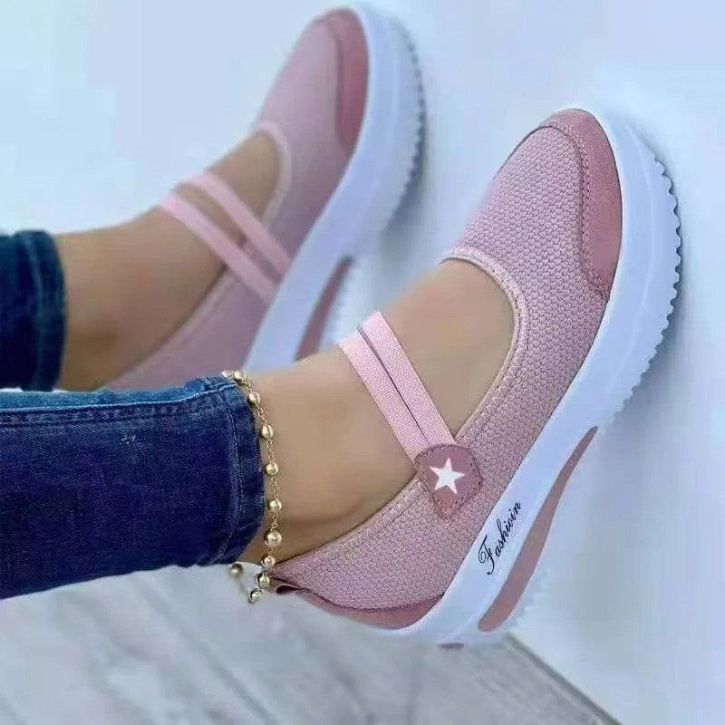 [FREE SHIPPING] Women's Fashion Breathable Comfortable Non-Slip Velcro Shoes