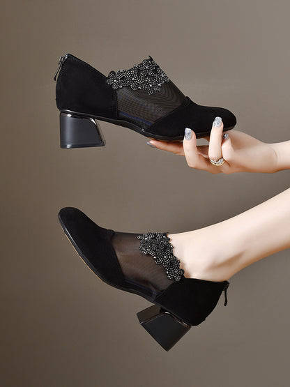 New fashion net yarn women's shoes