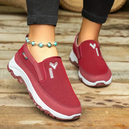 Breathable Women's Canvas Sneakers, Soft and Comfortable Casual Shoes