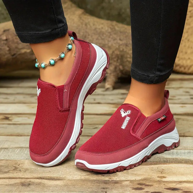 Breathable Women's Canvas Sneakers, Soft and Comfortable Casual Shoes